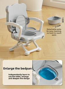 Chaise de <span class=keywords><strong>repas</strong></span> portable multifonctionnelle en plastique pour enfants, siège rehausseur pliable pour usage extérieur et hôtelier, design moderne - Product Image 4