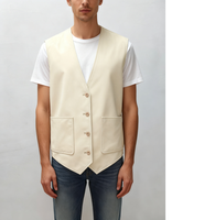 Gilet en cuir suédé pour femmes-Pièce de superposition personnalisable pour le printemps et l'été | Service OEM/ODM