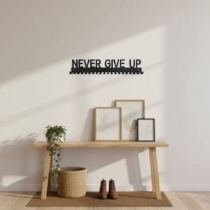 Espositore per Medaglie in Metallo Nero di Alta Qualità 5.7 Pollici, Motivi/Forme Personalizzabili, Stampa Tipografica OEM/ODM - Product Image 1