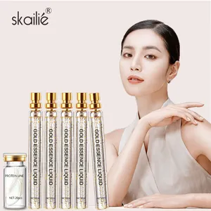 Custom Design Private Label Beauty Salon Set Gold Protein Peptide Line Carving Facial Thread