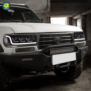 Faros Delanteros YU GUANG para <span class=keywords><strong>Toyota</strong></span> <span class=keywords><strong>LC</strong></span> 80 LC80 1990-2002, Actualización de Luces Frontales con Lámpara LED, Accesorios para Land Cruiser Serie 80 - Product Image 4