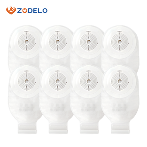 Bolsas de Colostomía Desechables de una Pieza Zodelo, Fabricante de Bolsas de Ostomía, con Válvula de Ventilación, Absorben el Sudor, Certificación CE ISO, para Hospitales y Farmacias - Product Image 1