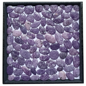 Increíble calidad Natural jaspe lepidolita cabujón mezcla suelta forma piedra curativa joyería precio a granel calidad piedra Natural - Product Image 1