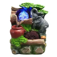 Ywbeyond - Mini Indoor Tabletop Decorative Resin Water Fountain