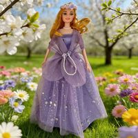 Poupée Princesse de 29 cm avec Robe de Mariée en Tissu, Cadeau pour Fille, Poupée à Habiller, Jeu de Rôle, Accessoires de Jouets pour Enfants de 14 ans et plus