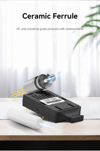 GIANTECH 1X9 ตัวรับส่งสัญญาณ TTL ระดับ 2M โหมดเดี่ยว ไฟเบอร์คู่ ขั้วต่อ SC 20KM โมดูลออปติคอลแบบเชื่อมต่อ 485 422 เกรดอุตสาหกรรม - Product Image 1