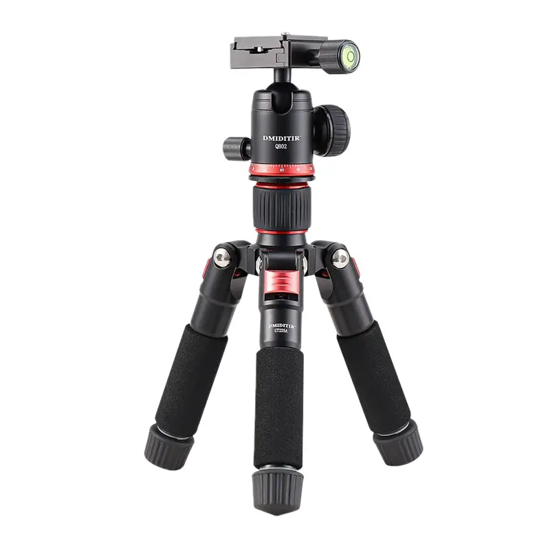 Tabletop Camera Tripod Portable Metal Mini Tripod 20" DSLR Aluminum Travel Tripod with 360 Degree Pan Ball Head Load up to 13.23