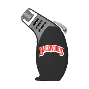 Nouveau briquet torche incliné de camping rechargeable à flamme unique puissant, résistant au vent, en plastique, avec logo personnalisé, au gaz butane, en stock - Product Image 3