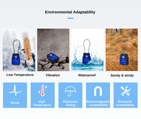 Cadenas à câble LoRa Jointech JT709 pour un transport logistique sécurisé avec application Jointcloud 2.0 et suivi GPS