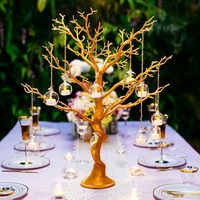 S0350 24 "Noël Fête De Mariage Table Pièce Maîtresse Décoration Faux Manzanita Faux Arbre Branches Blanc Noir Arbres Artificiels