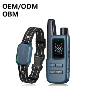 <span class=keywords><strong>Collar</strong></span> de entrenamiento para perros eléctrico recargable a prueba de agua con control remoto con 4 modos de bloqueo de seguridad Control de ladridos para todas las razas azul - Product Image 1