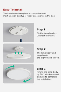 Đèn Trần Thông Minh Điều Khiển Bằng Giọng Nói <span class=keywords><strong>Wifi</strong></span> Tuya Bằng Giọng Nói Với Alexa Đa Năng Đèn Led Dạng Bảng Cho Phòng Ngủ Phòng Khách - Product Image 6