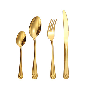 Stainless Steel Cutlery <b>Set</b> Oval Shape Durable Western Restaurant Wedding <b>Dinnerware</b> - Product Image 4