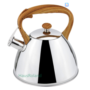 HausRoland Ready Tea <strong>Kettle</strong> for Gas <strong>Hob</strong> Tea <strong>Kettle</strong> Suitable for Stove Top Stainless Steel Tea <strong>Kettle</strong> - Product Image 1