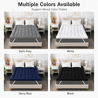 Surmatelas matelassé personnalisé LILIANNA, surmatelas rembourré doux avec sangles élastiques pour la vente en gros