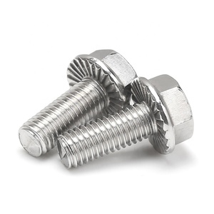 Pernos de Acero Inoxidable con Brida de 3/8'', M16 x 100, M10 x 125, Grado 316, M38, M26, Hexagonales, M8 x 2, M32, Pernos Hexagonales con Brida 5.8 - Product Image 3