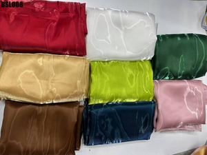 Venta al por mayor de tela de brocado azul marino ecológica, vestido de novia, agua líquida brillante, tela de encaje de organza de alto brillo - Product Image 6
