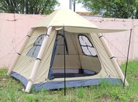 Tente gonflable automatique multi-personnes pour camping en plein air, pique-nique, conduite autonome, imperméable, anti-UV, en tissu Oxford épaissi, pour camping-car