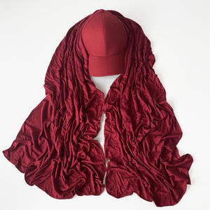 Nouvelle Collection 2025 – Écharpes Bandana en Coton Modal Tendance avec Casquettes de Baseball – Ensembles Chapeaux de Sport Unis pour Femmes – Hijabs et Châles Musulmans - Product Image 6