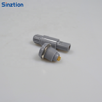 Connecteur Circulaire 0P PAG PKG pour Instruments Médicaux, Prise d'Aviation Multiconnexion en Plastique à Verrouillage Automatique Push-Pull