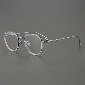 Kính Mắt Tròn Chất Lượng Cao Gọng Kính Titanium Gọng Kính Quang Học Dành Cho Nam Và Nữ Doanh Nhân - Product Image 4