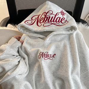 Sudadera con Capucha Bordada Unisex Estilo Hip Hop OEM 6705, Sudadera Oversize de 450 g/m², Ropa Gráfica Y2K, Venta al Por Mayor Personalizada - Product Image 2