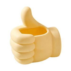 Nuevo Portalápices Creativo 3D con Diseño de Gesto, Decoración de Escritorio con Diseño de Viento, Adornos QY-2866, Arte Moderno para la Vuelta al Cole - Product Image 3