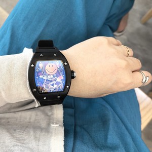 <span class=keywords><strong>Reloj</strong></span> de Cuarzo Luminoso para Hombre, Diseño de Barril de Vino, Estilo <span class=keywords><strong>Miller</strong></span>, Importado, Estilo <span class=keywords><strong>Richard</strong></span>, Moderno, en Oferta - Product Image 3