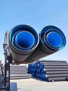 24 дюйма, 600 мм, гофрированная дренажная труба с двойными стенками, гофрированная труба, размеры гофрированных пластиковых труб - Product Image 5