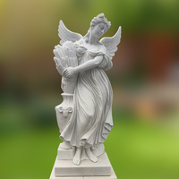 Statue personnalisée grande taille Sainte Mort d'Halloween en acier Corten, figurine du Grim Reaper avec mitrailleuses, Santa Muerte Assassin pour extérieur