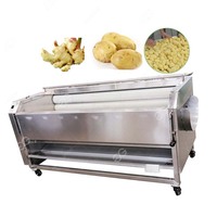 Productielijnen Voor Het Wassen En Snijden Van Aardappelen Reinigen Machine Aardappel En Gember Wasmachine Voor Chips