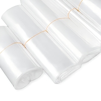 Sac plat transparent en PE 40x70cm 90um, housse anti-poussière transparente en LDPE pour palette et palette complète