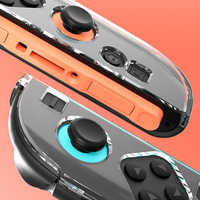 Étui de protection transparent pour manettes gauche et droite Nintendo Switch 2 – Coque cristalline magnétique en PC – Accessoires