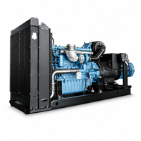Genset Diesel Tipe Open Frame 500kW, Generator Listrik Industri, Genset Cadangan untuk Pertambangan, Konstruksi, dan Keadaan Darurat