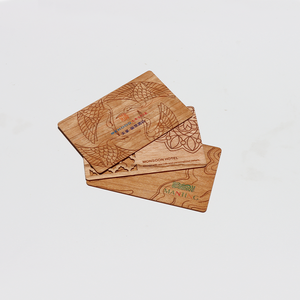 Tùy Chỉnh Chất Lượng Cao Laser Khắc In Lập Trình Tre Gỗ Nfc Kinh Doanh Thẻ Khách Sạn Gỗ Thẻ Chìa Khóa - Product Image 3