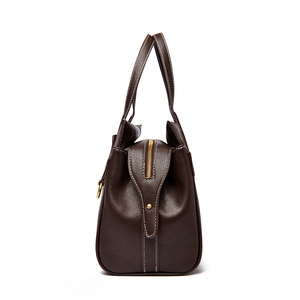 Bolsa Tote Vintage de Couro PU Personalizada de Grande Capacidade para Mulheres, Bolsa Multifuncional para Trabalho e Deslocamento Diário - Product Image 3
