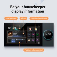 Panneau de commande intelligent multi-zones, écran tactile 7 pouces, passerelle Android Zigbee, amplificateur 8 canaux MODBUS pour hôtel, bureau, immeuble