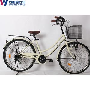 Vélo de ville rétro <span class=keywords><strong>classique</strong></span> personnalisé pour adultes, 26 pouces, avec fourche en acier, vente en gros pour femmes - Product Image 3