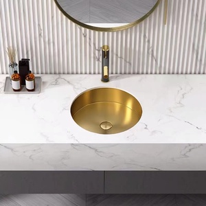 Nuevo diseño de estilo de lujo de baño de acero inoxidable 304 <span class=keywords><strong>bajo</strong></span> el <span class=keywords><strong>lavabo</strong></span> del mostrador - Product Image 2