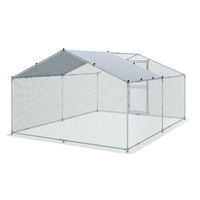 Nouveau poulailler extérieur de type 4*3*2m avec toile pare-soleil, fabrication OEM