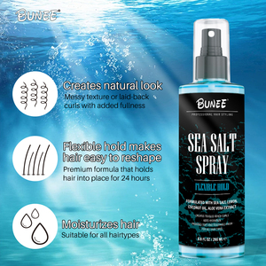 120ml de calidad superior al por mayor peluquero fuerte textura del cabello Spray sal marina Gel Spray niebla algas rojas extracto desenredador de cabello Spray - Product Image 2