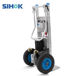 Truk tangan multi karung troli Roda dua Tiongkok baterai lithium 180kg dolly memanjat tangga listrik - Product Image 6