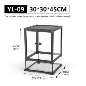 Tianbo Cheng hai Modernes PET-Reptilierglas-<span class=keywords><strong>Terrarium</strong></span> Einfacher Tier käfig für bärtige Drachen Schildkröten Regenwald gehege für Haustiere - Product Image 4