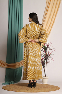 ชุดกิโมโนแบบถักมือสไตล์อินเดียสำหรับผู้หญิงชุดคลุมใส่นอนชุดคลุมเดินชายหาดมีสายคาดเอวชุดบิกินี่สำหรับฤดูร้อนขายส่งแบบ2024 - Product Image 2