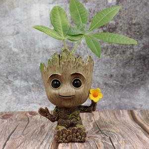 Pot de fleurs Groot pour bébé, Figurines d'arbre homme, modèle mignon, accessoires pour <span class=keywords><strong>jardinière</strong></span> de jardin, cadeau pour enfants - Product Image 5