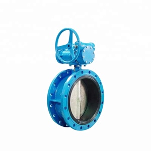 DN900 Válvula de Mariposa de Doble Brida de 36 Pulgadas, Manual, Cuerpo de Hierro Dúctil, Disco Niquelado, Eje de Acero Inoxidable 410 para Agua PN10 - Product Image 6
