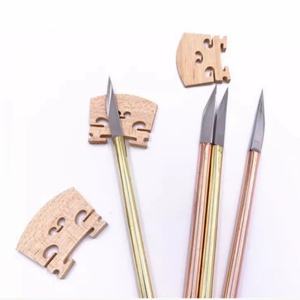 Herramientas profesionales de reparación de puentes de violín y violonchelo, cuchillos de tallado <span class=keywords><strong>Luthier</strong></span> para mantenimiento de puentes, ajuste y modelado - Product Image 2