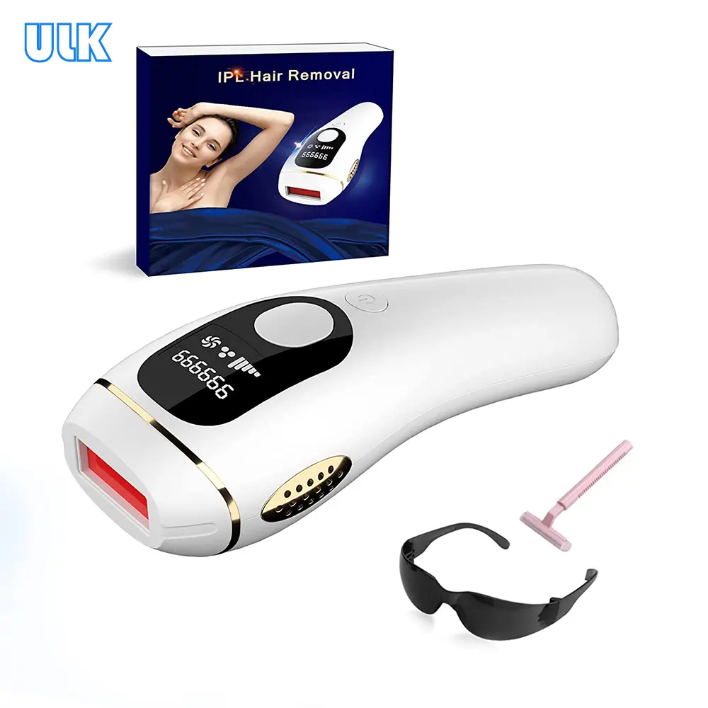Home Use Devices Painless Pulses Epilator 999999 Flashes IPL Epilator LCD Laser Hair Removal For Women Portable Hair Removal