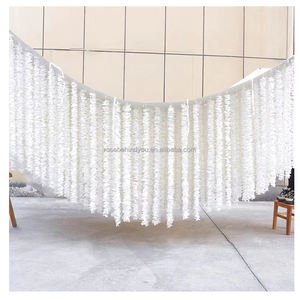 Suspensions de glycines artificielles de haute qualité, plantes en soie, fleurs décoratives pour <span class=keywords><strong>plafond</strong></span>, pour <span class=keywords><strong>mariage</strong></span>, remise de diplômes, fête des mères, événements décoratifs - Product Image 6