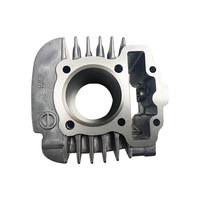 Pièce de rechange pour moto WAVE110, kit de cylindre pour moto, composants, piston de 53 mm, alliage d'aluminium, argent